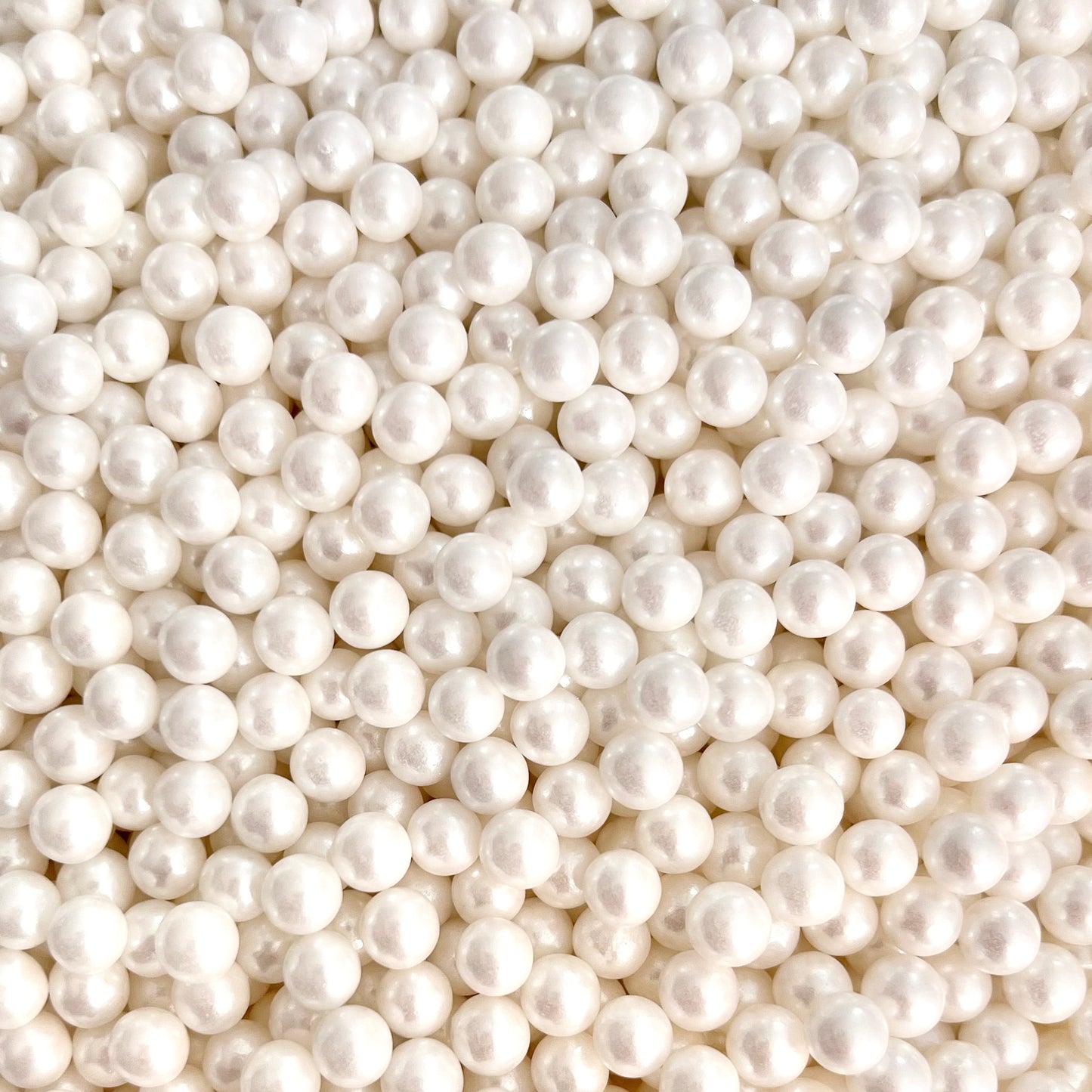 WHITE 7MM PEARLS - SPRINKLES  (V)