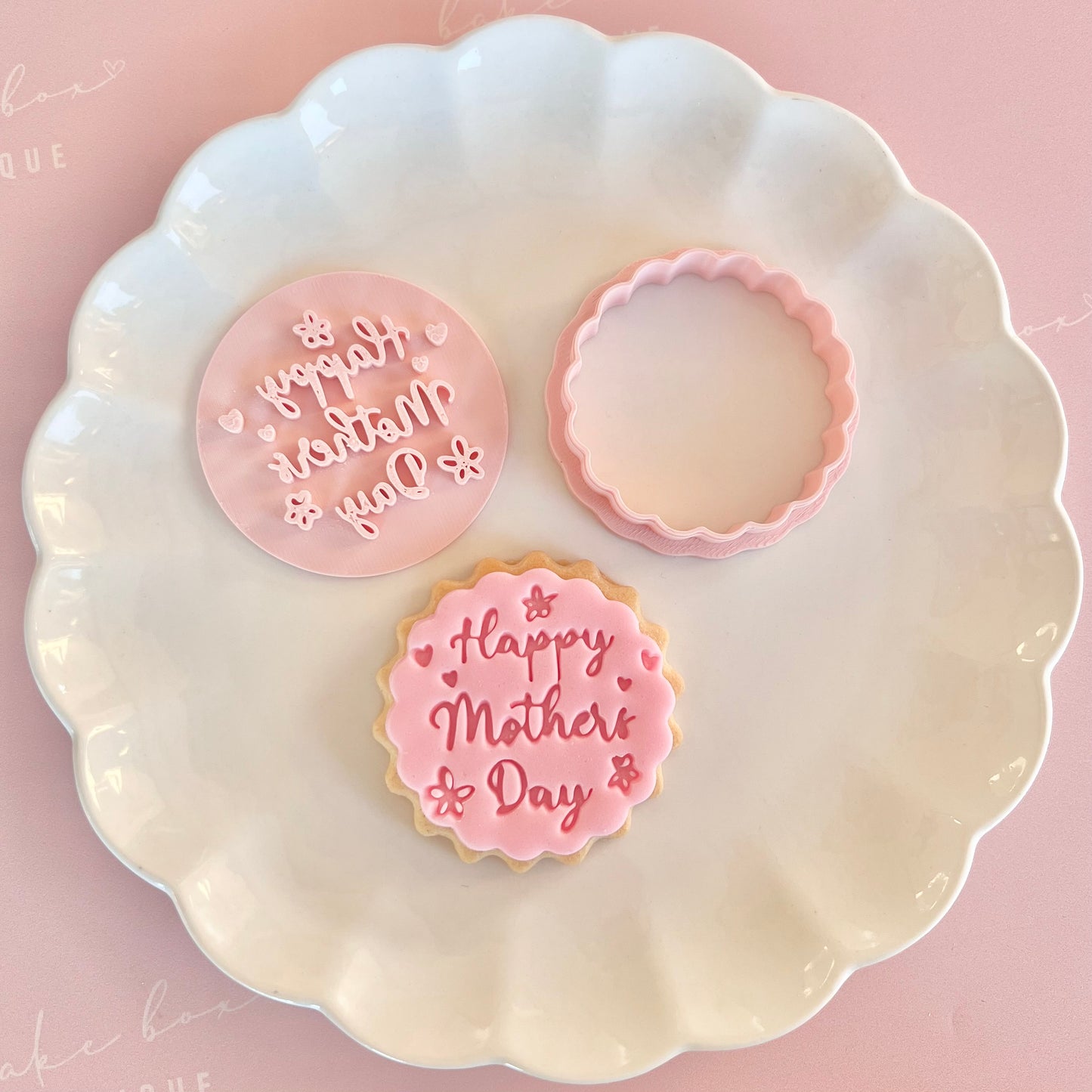 HAPPY MOTHERS DAY (FLOWERS) STAMP