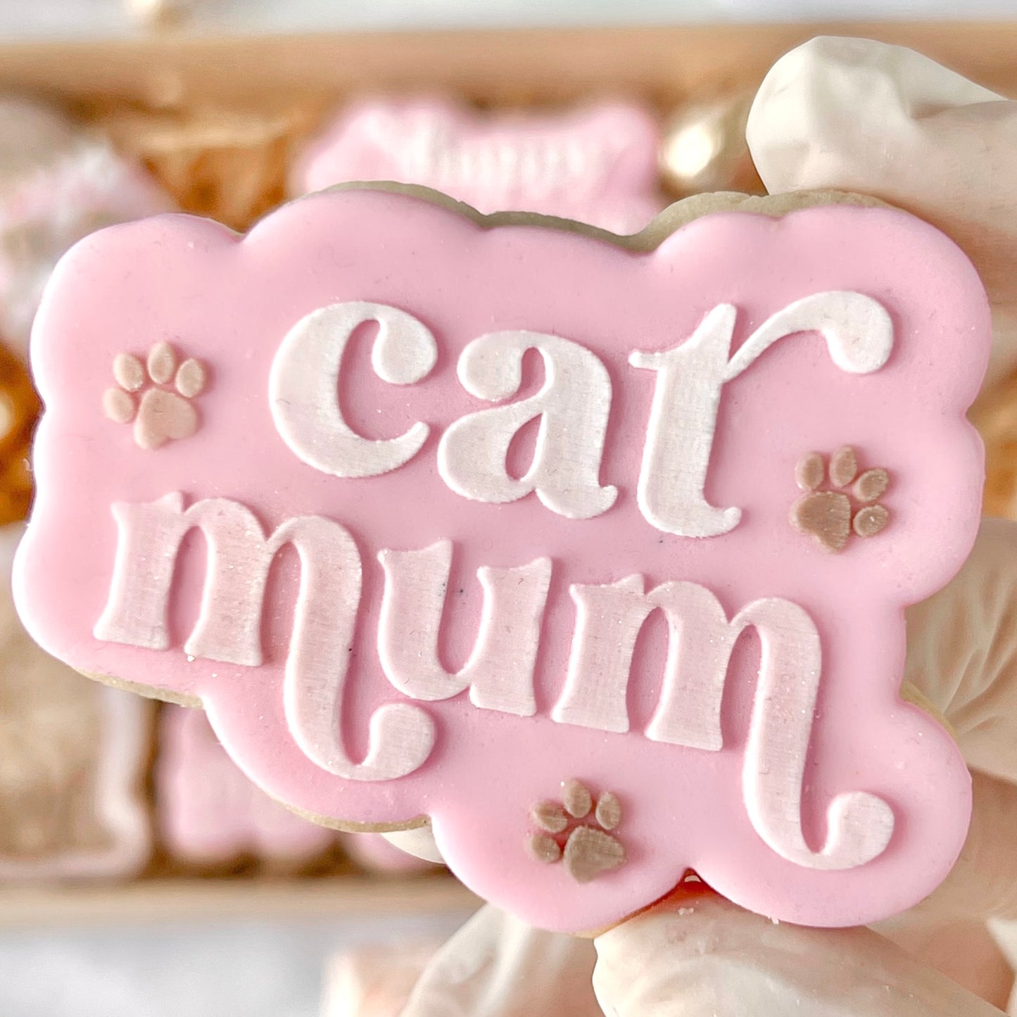 CAT MUM - RAISED EMBOSSER