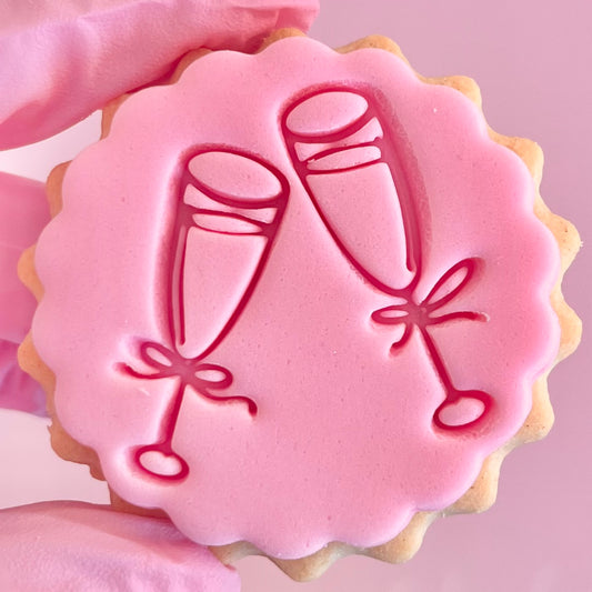 CHAMPAGNE FLUTES STAMP