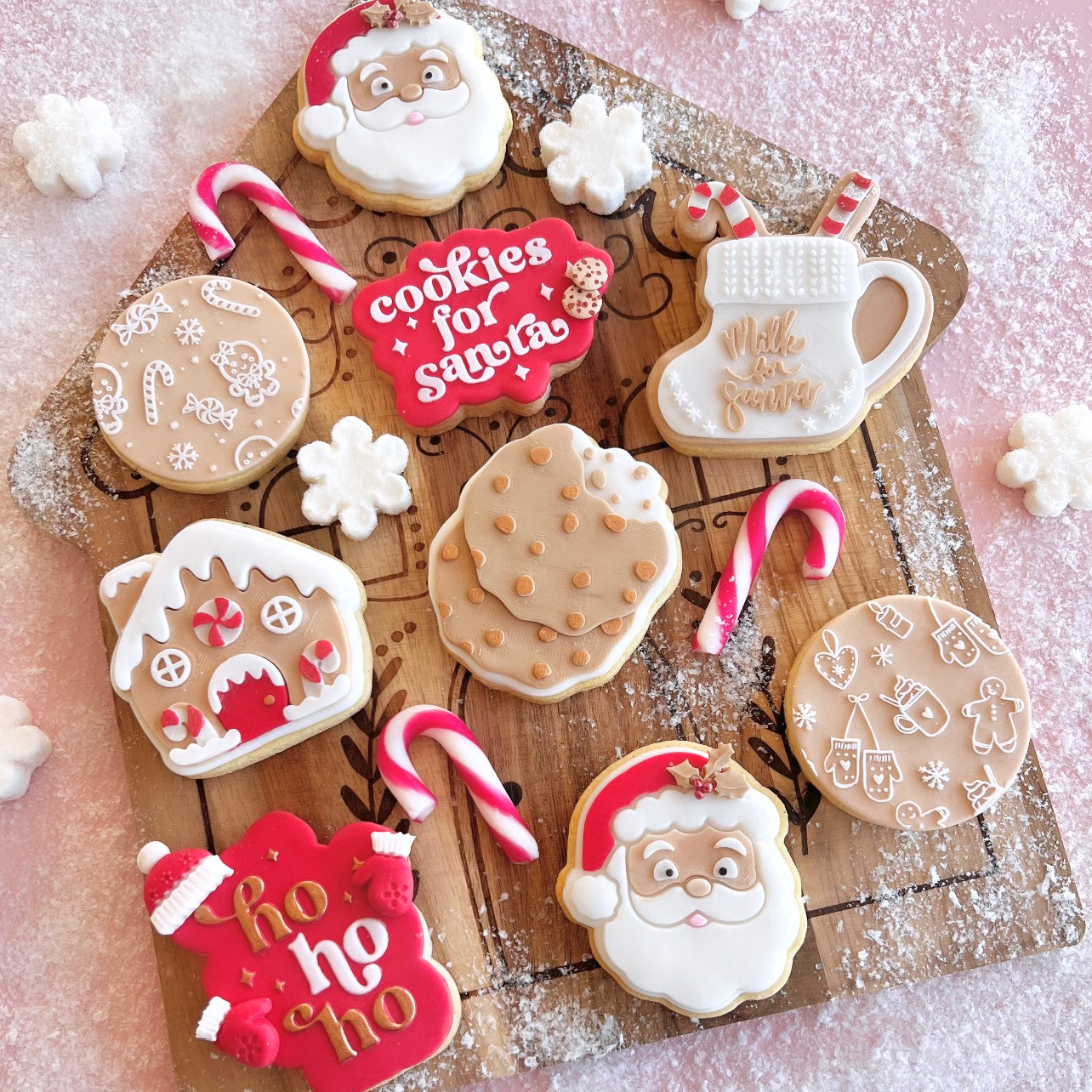 COOKIES FOR SANTA - RAISED EMBOSSER