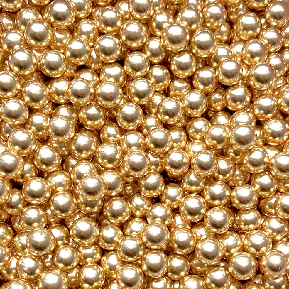 GOLD 10MM PEARLS - SUPER SHINE SPRINKLES