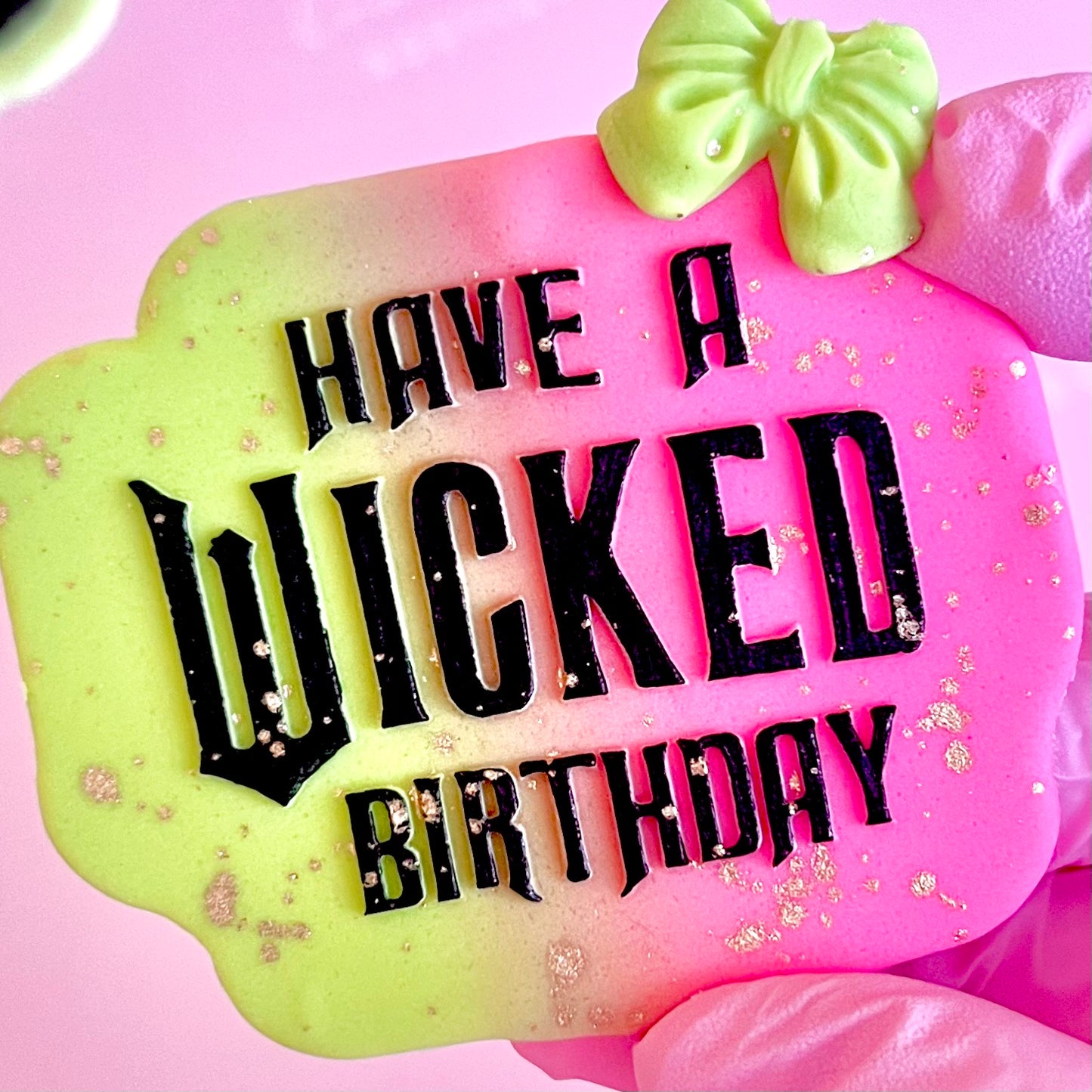 HAVE A WICKED BIRTHDAY - RAISED EMBOSSER