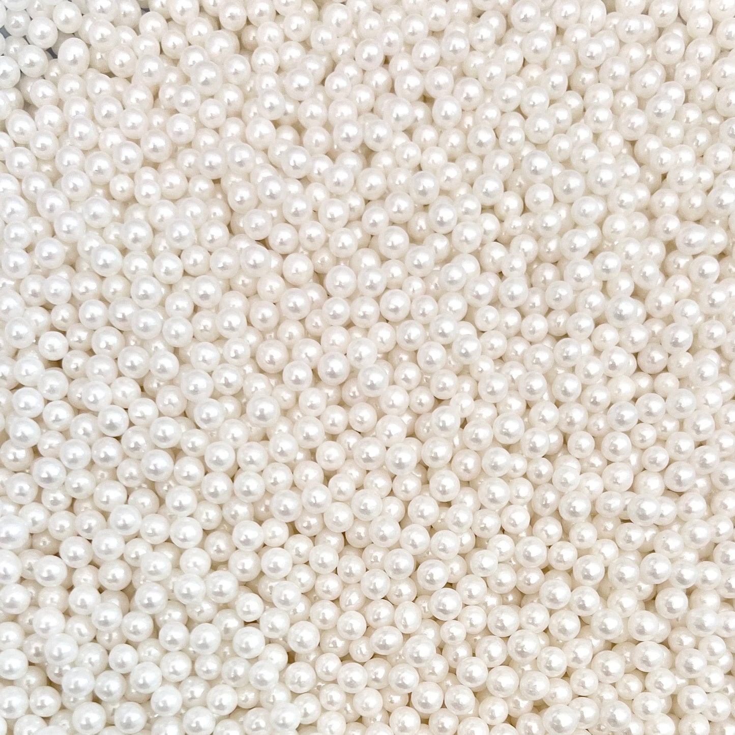 WHITE 4MM PEARLS - SPRINKLES (V)