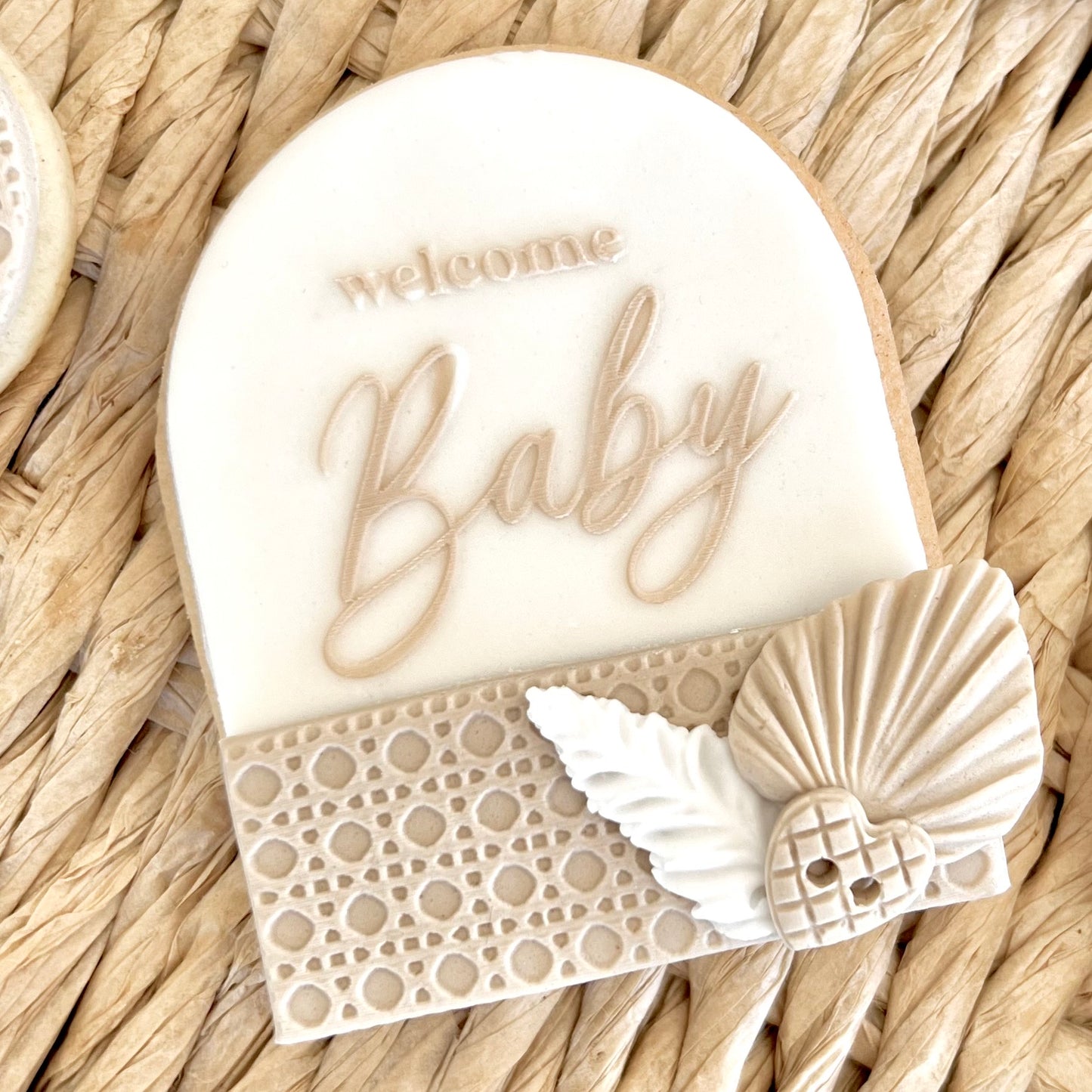 WELCOME BABY - RAISED EMBOSSER