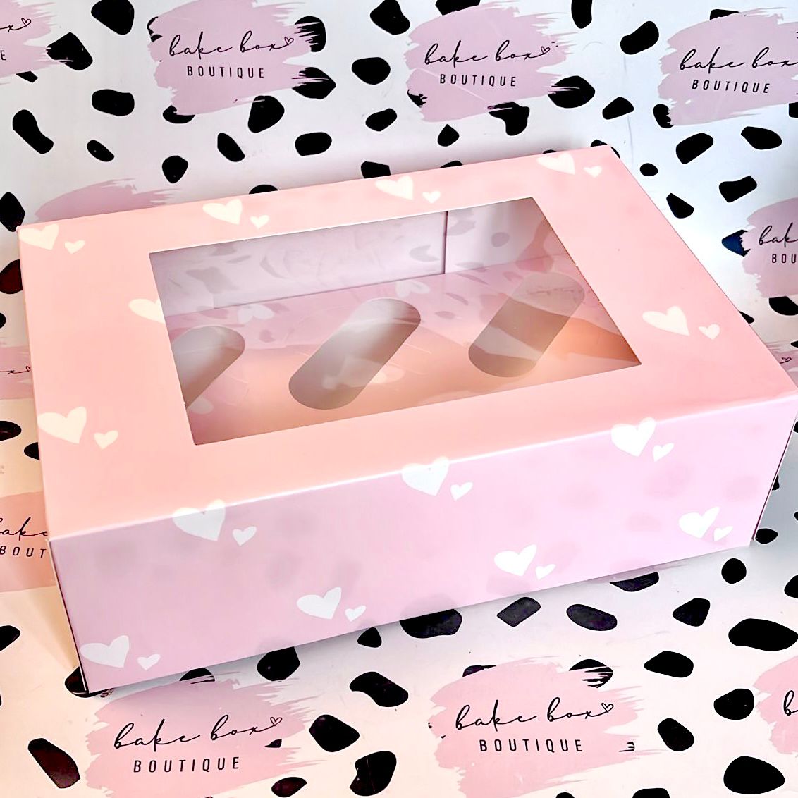 LUXURY HEART CUPCAKE BOXES