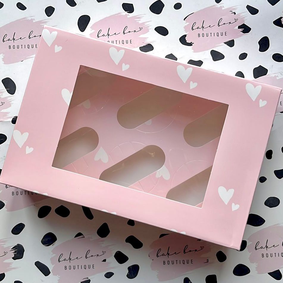 LUXURY HEART CUPCAKE BOXES