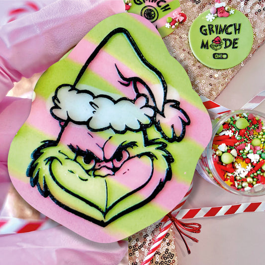 GRINCH FACE - RAISED EMBOSSER