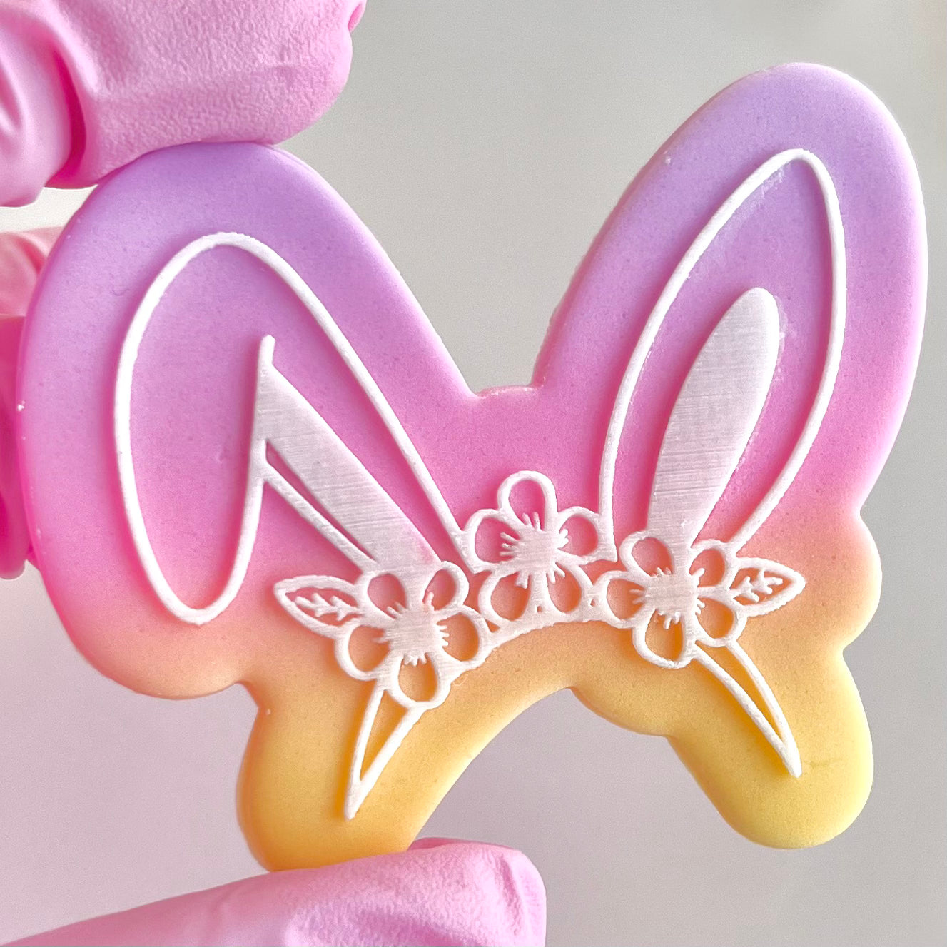 BUNNY EARS HEADBAND - RAISED EMBOSSER