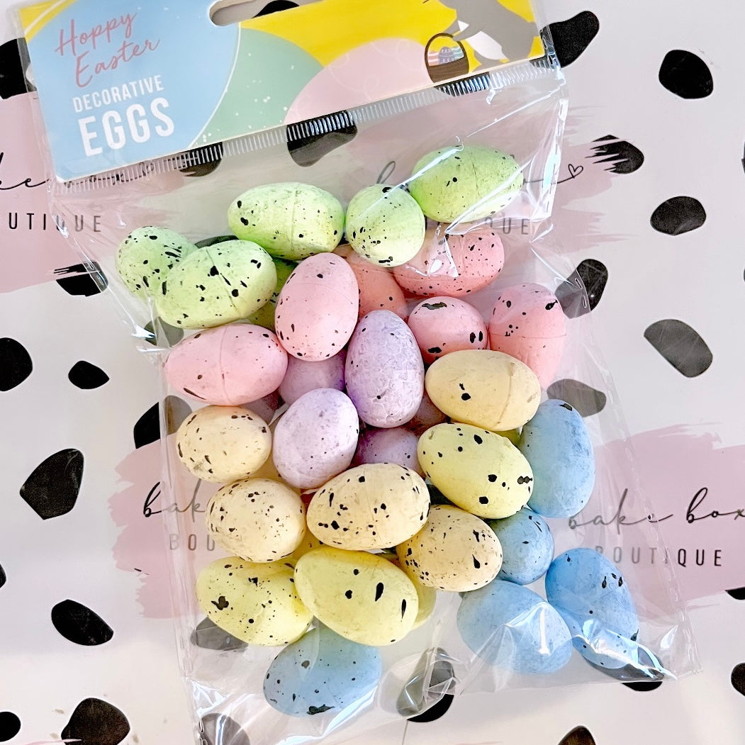 DECORATIVE PASTEL EGGS - PACK OF 36