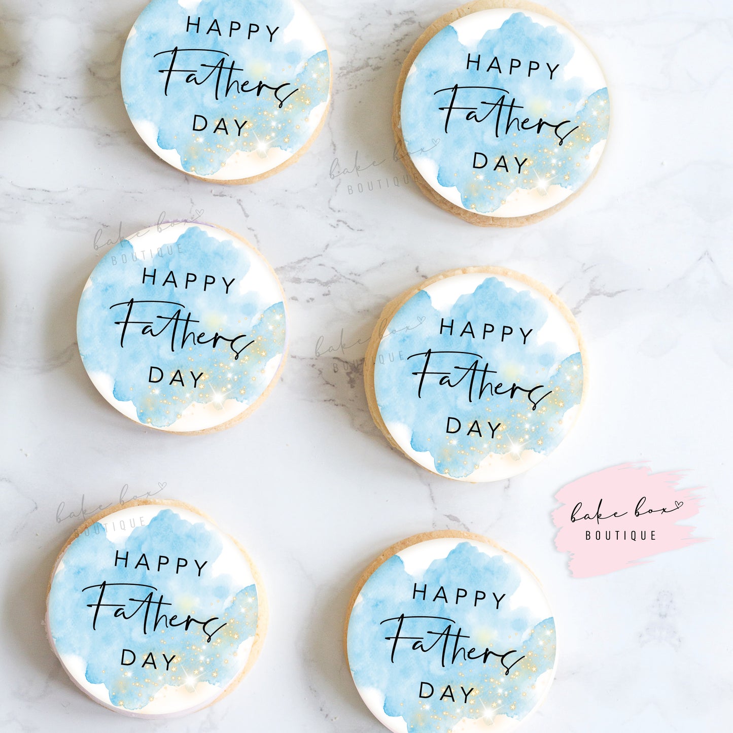 EDIBLE TOPPERS - HAPPY FATHERS DAY