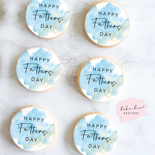 EDIBLE TOPPERS - HAPPY FATHERS DAY