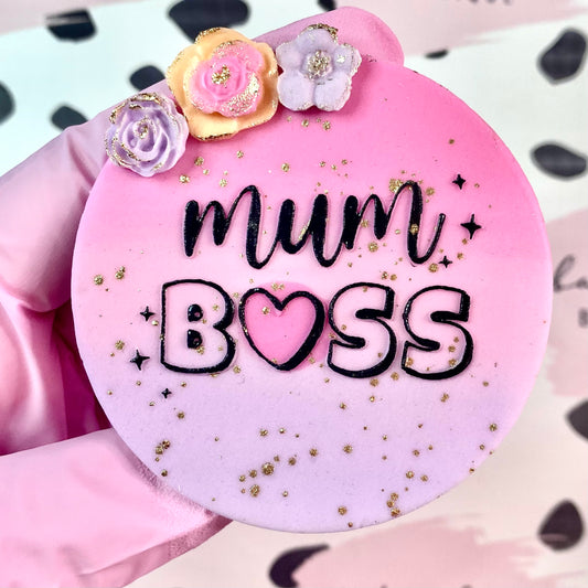 MUM BOSS - RAISED EMBOSSER