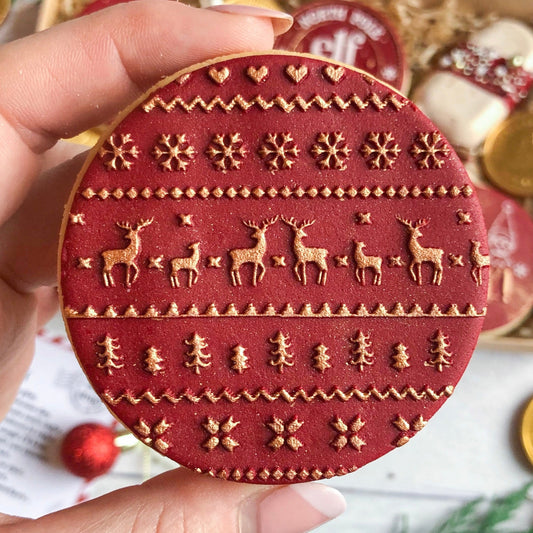 CHRISTMAS PATTERN  - RAISED EMBOSSER