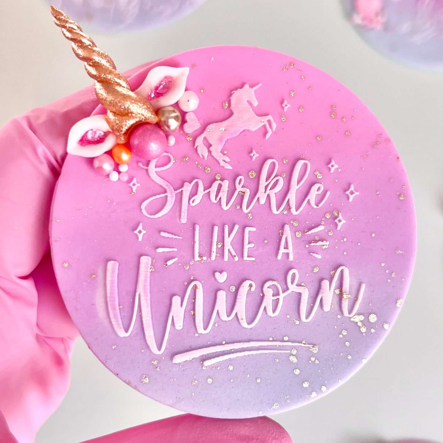 SPARKLE LIKE A UNICORN - RAISED EMBOSSER