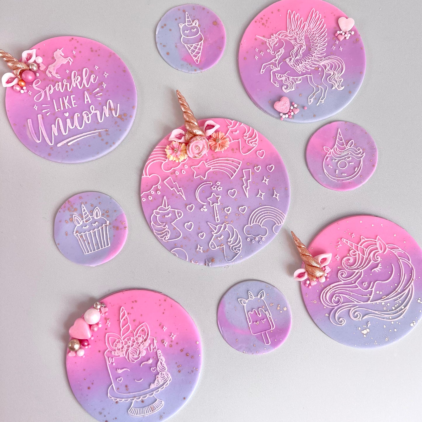 SPARKLE LIKE A UNICORN - RAISED EMBOSSER